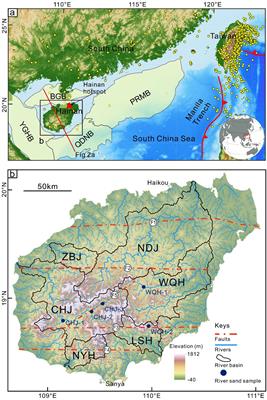 Quantitative analysis of the fluvial geomorphology and erosion on Hainan island: implications for the source-to-sink system in the NW South China Sea